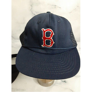 VINTAGE Twins Label BOSTON RED SOX (Adjustable Snap Back) Mesh Cap